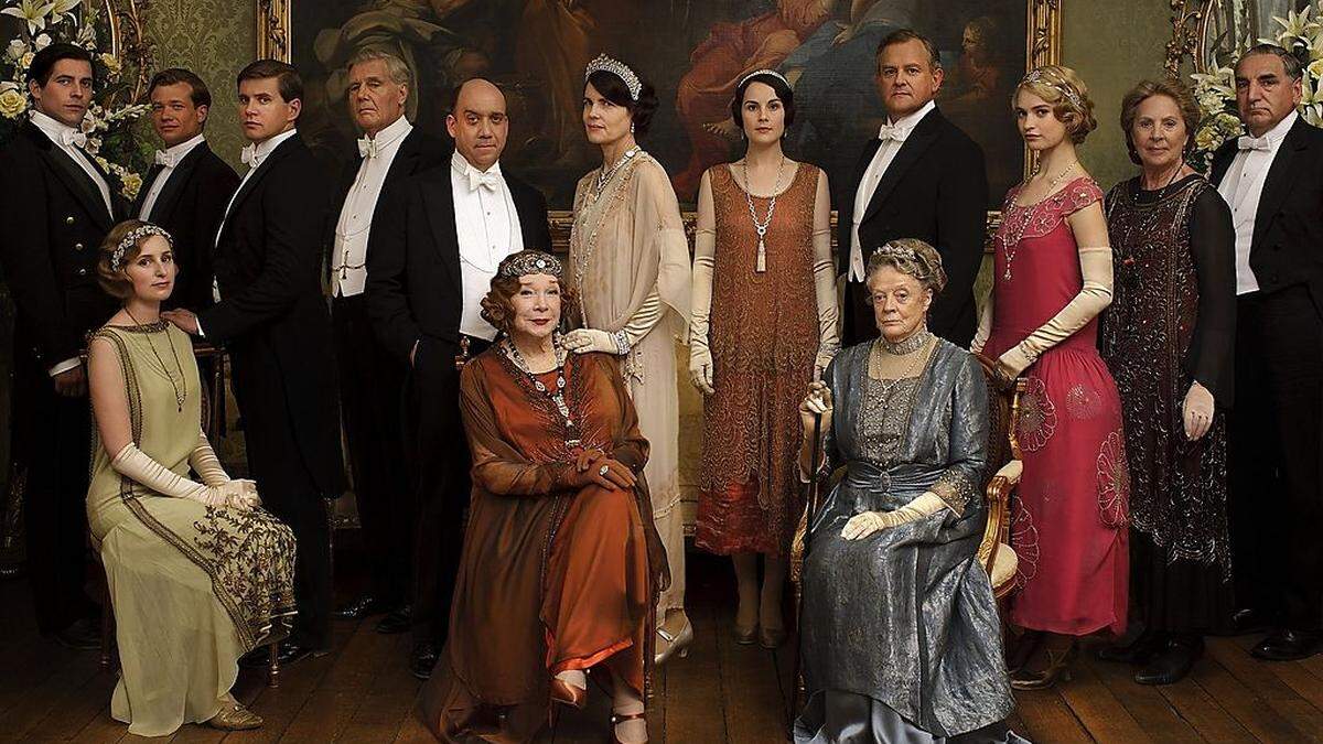 Das Ensemble der fünften Staffel von "Downton Abbey"