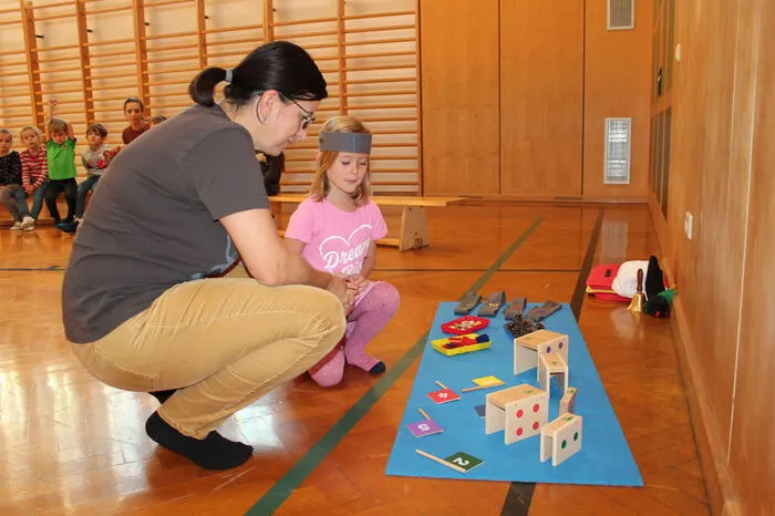 Die Kinder wurden bei den verschiedenen Aufgaben gefördert und gefordert.