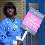 Großbritannien: Proteste des Gesundheitspersonals 