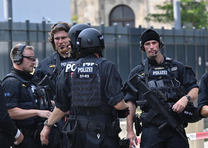 Die Polizei in der Münchner Innenstadt 