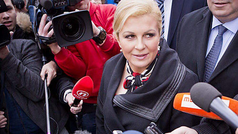 Kolinda Grabar Kitarovic gewann die Präsidentschaftswahlen in Kroatien
