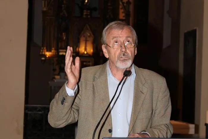 Historiker Ernst Lasnik sprach über die Bedeutung der Kirche.