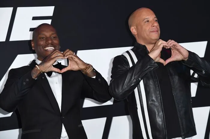 Herzlich präsentierte er sich mit seinem Schauspielkollegen Tyrese Gibson bei der Premiere des Actionfilms "The Fate of the Furious" im April 2017.
