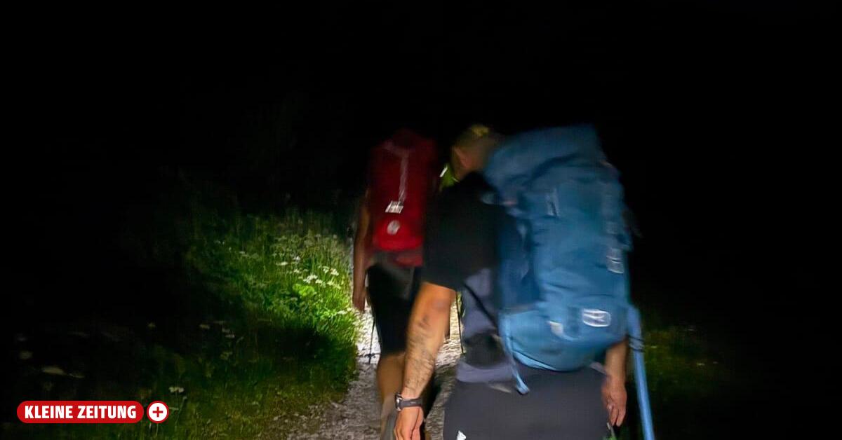 Bergrettung trug Frau mitten in der Nacht vom Hochschwab stundenlang ins ...