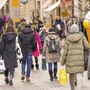 Nicht nur vor Weihnachten auch nach Weihnachten ist der Andrang in den Geschäftsstraßen groß