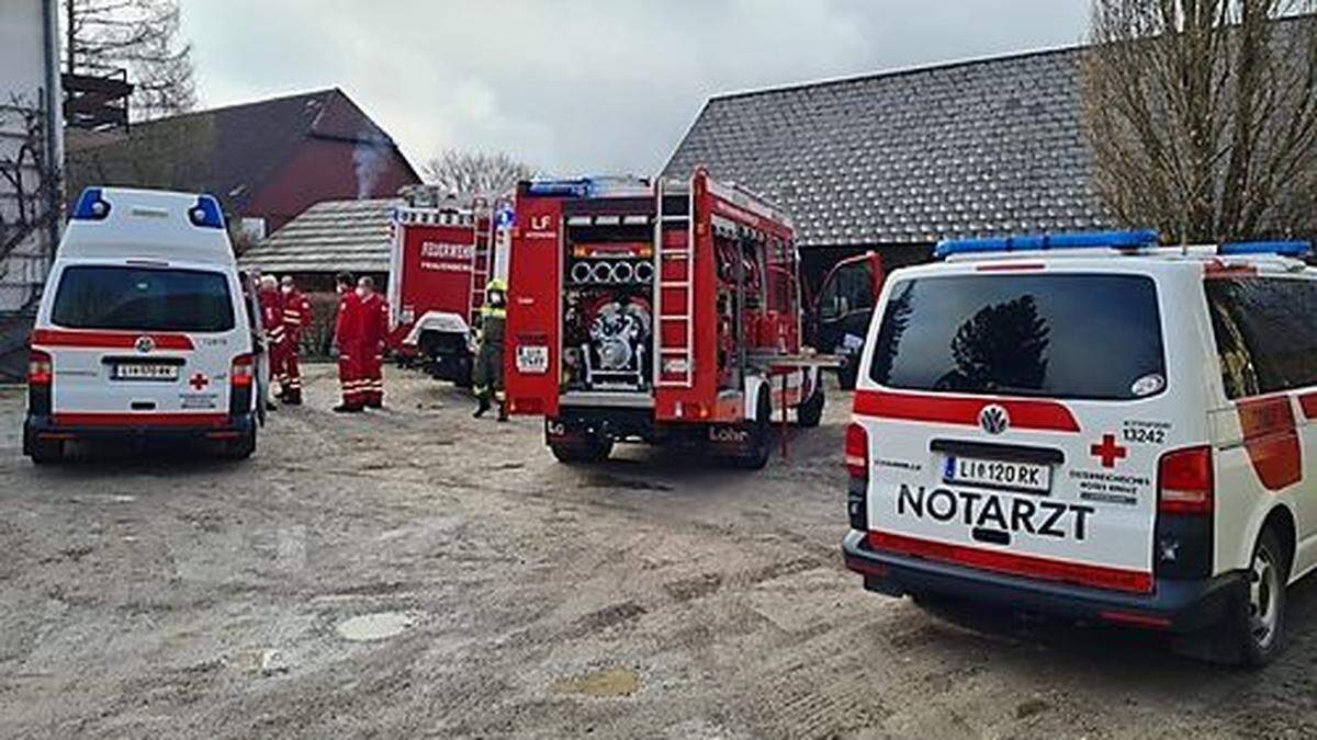 Brand im Ortsteil Unterdorf 