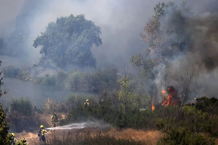2.800 Hektar Land wurden durch die Flammen zerstört, zahlreiche Bewohner mussten ihre Häuser und Wohnungen verlassen. 