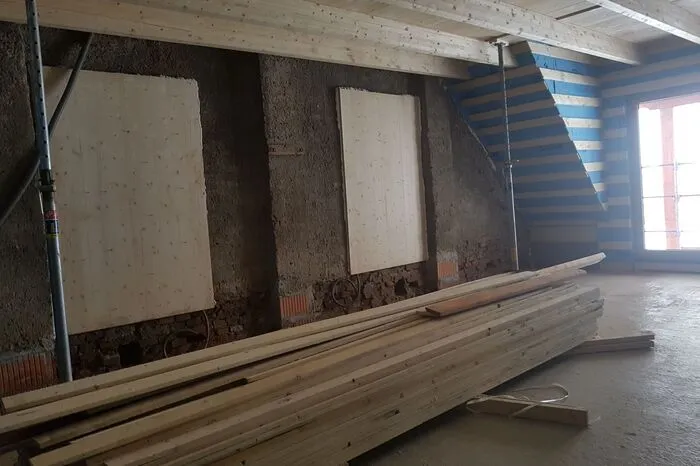 Zum Einsatz kommt heimisches Holz.