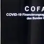ABD0016_20201101 - WIEN - ÖSTERREICH: Das Logo der staatlichen Covid-19 Finanzierungsagentur COFAG, aufgenommen am Donnerstag, 29. Oktober 2020, in Wien. - FOTO: APA/PHILIP STOTTER