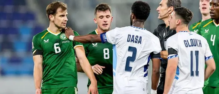 Die Stimmung im Spiel Irland gegen Israel war erneut aufgeheizt