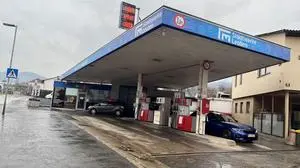 Die Tankstelle der Stadtwerke Leoben in der Kerpelystraße in Donawitz
