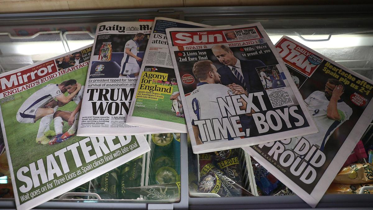 Die englischen Medien kannten heute Früh nur ein Thema: die Finalniederlage der „Three Lions“ 