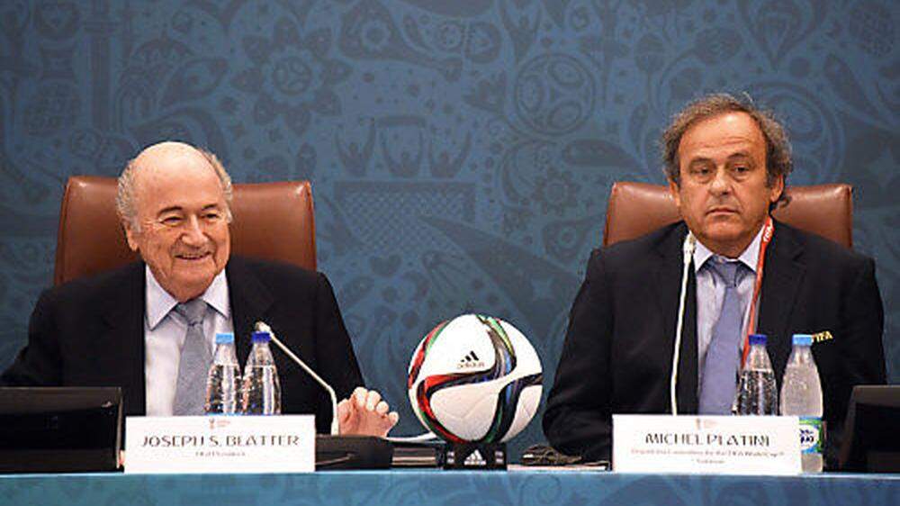 Blatter und Platini sorgten oft für negative Schlagzeilen