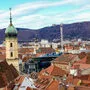 Die Dachlandschaft in der Grazer Innenstadt