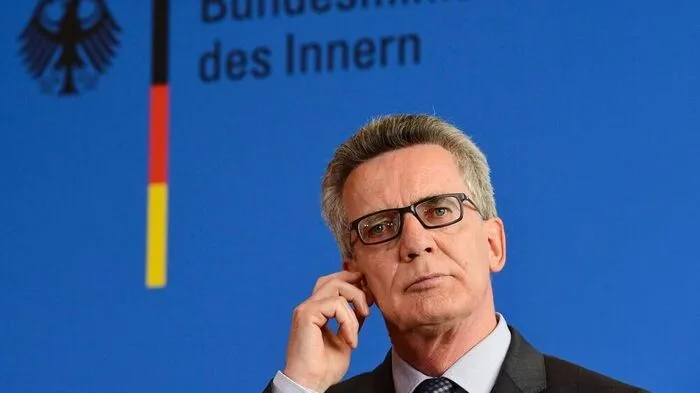 Der deutsche Innenminister Thomas de Maiziere 