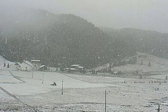 Schnee in Glödnitz!