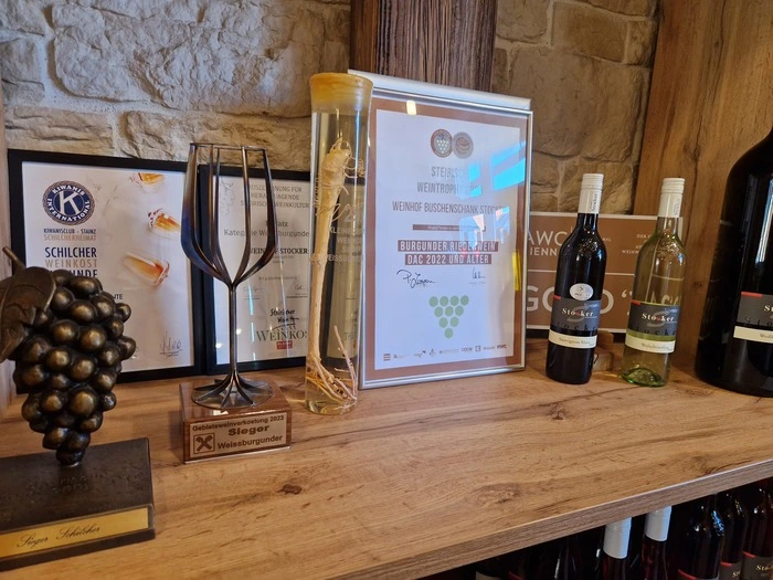 Der Weinbaubetrieb Stocker wurde schon mehrmals ausgezeichnet