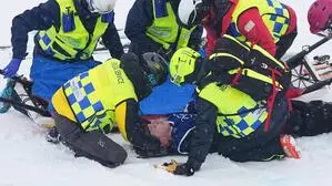 Finley Melville Ives stürzte schwer