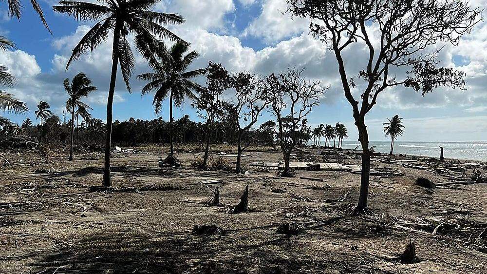 Tonga kämpft mit den Folgen des Vulkanausbruchs.