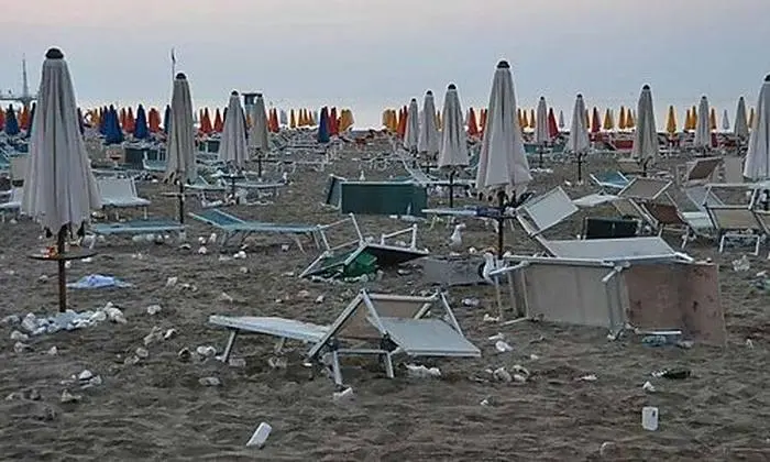 Der Morgen danach: eine Spur der Verwüstung (Archivbild)