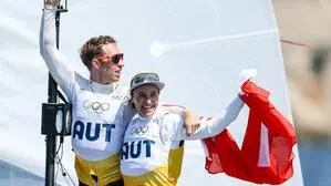 Lara Vadlau segelte mit Lukas Mähr zu Olympia-Gold in Paris 2024