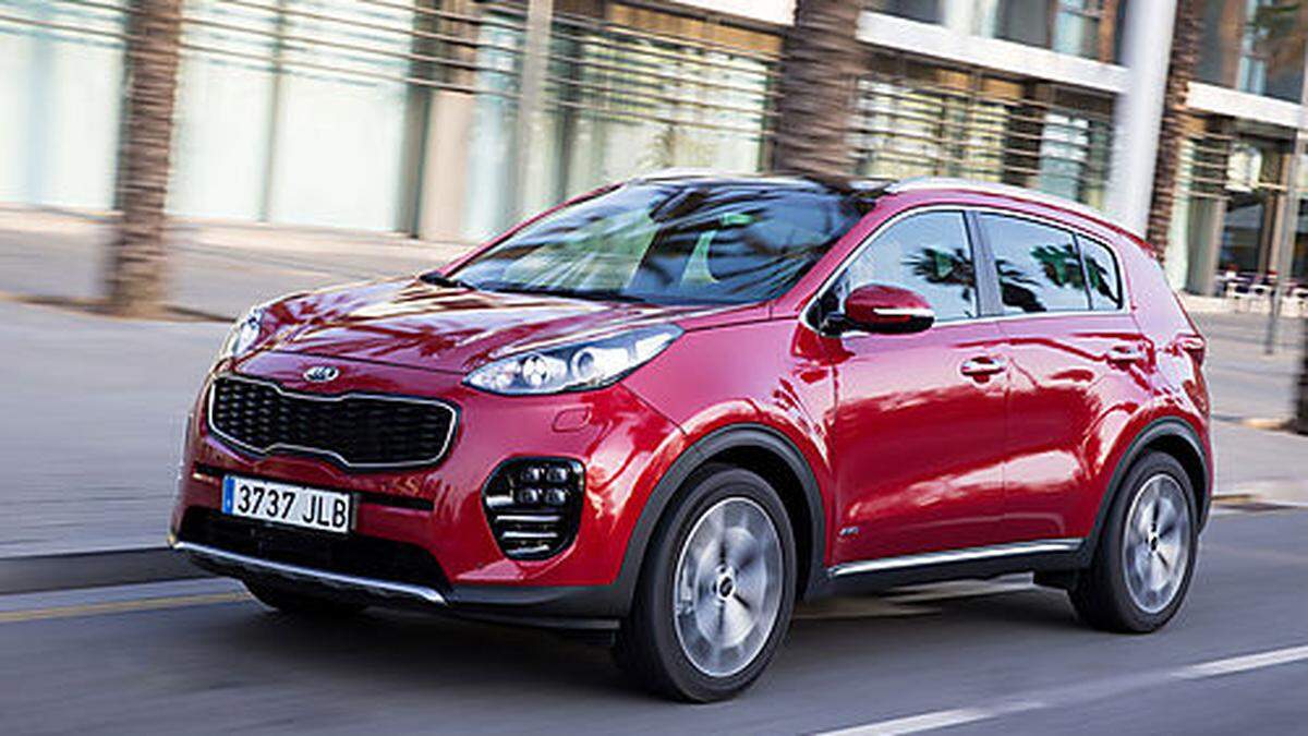 Ein Schuss Extravaganz. Die Front des neuen Kia Sportage 