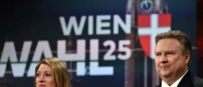 Wiens Probleme sind nicht kleiner geworden: Bettina Emmerling (Neos) und Michael Ludwig (SPÖ)