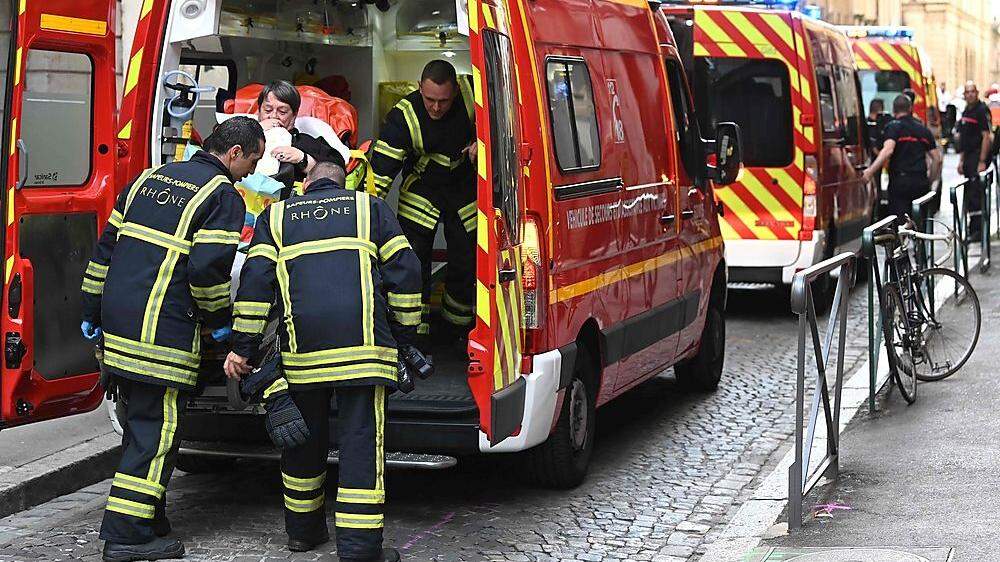 13 Menschen wurden bei dem Anschlag in Lyon verletzt