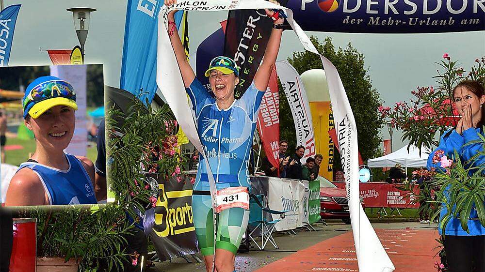 Triumph am Neusiedler See: Simone Kumhofer siegte bei ihrem ersten Langdistanzrennen