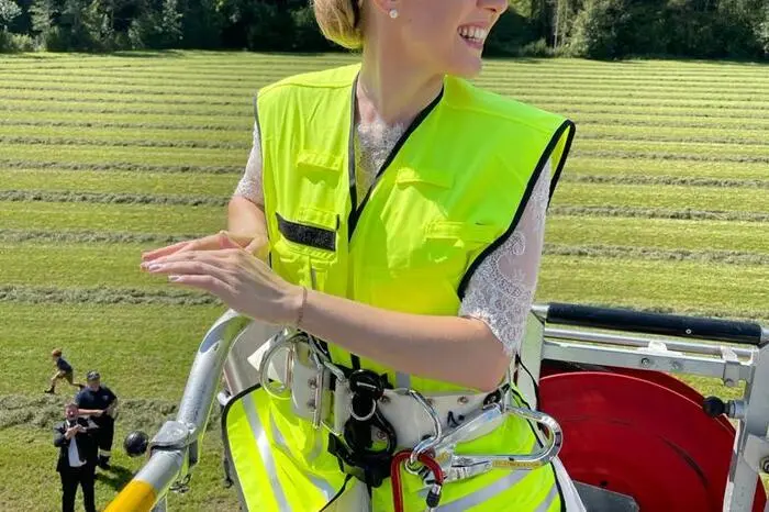 Monika Paulitsch teilt seit sechs Jahren die Leidenschaft für die Feuerwehr mit ihrem Mann.