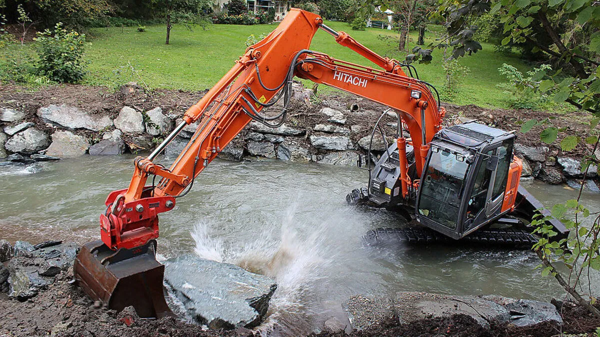 Die Bäume an der Tiebel sind gestutzt, ab April geht das Hochwasserschutzprojekt in die zweite Runde