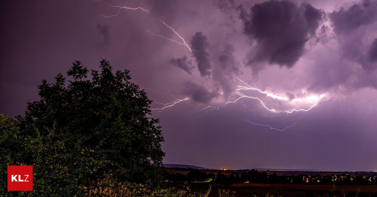 Severe weather warning for several parts of Carinthia and East Tyrol