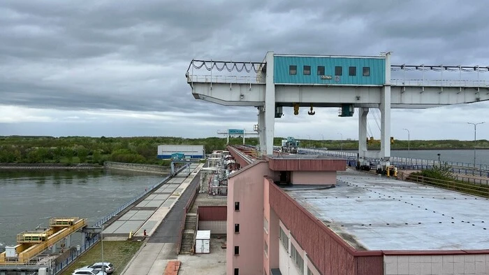Das Wasserkraftwerk Gabčíkovo an der Donau