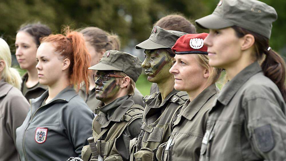 In Österreich sind 645 Frauen als Soldatinnen beim Bundesheer