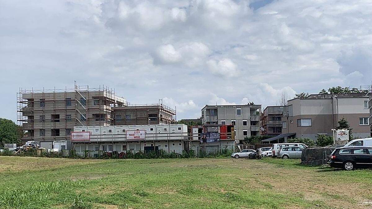 Die betroffene Siedlung am Eichbachweg in Graz