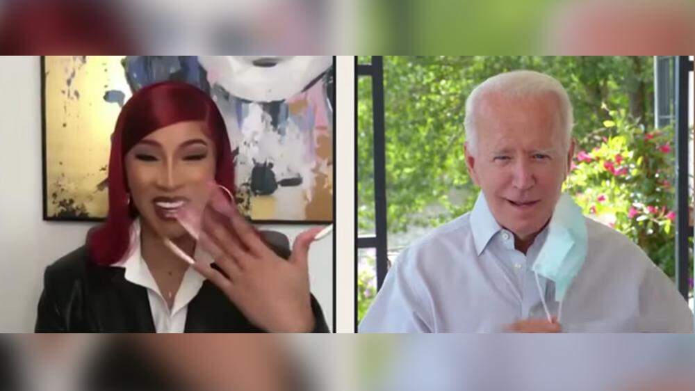 Joe Biden ruft Fans von Cardi B zur Stimmabgabe auf