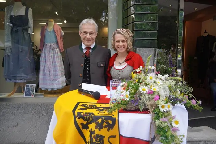 Durch das Programm führte Vater und Tochter: Roland Gritzner und Petra Morgenstern