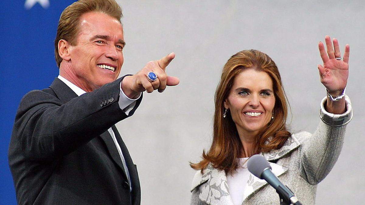 Arnold Schwarzenegger mit seiner damaligen Frau Maria Shriver