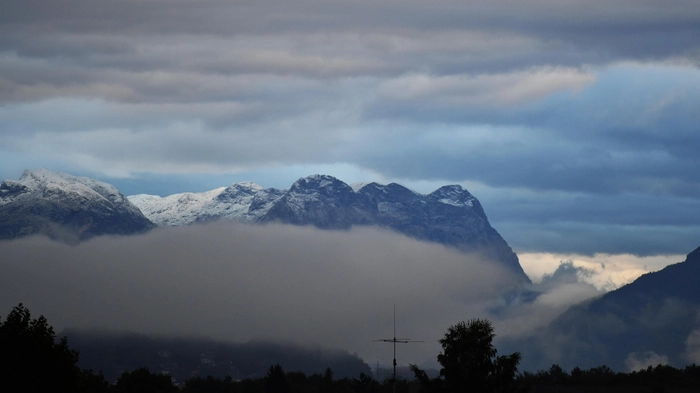 So schön ist der Herbst in Österreich: Nach einem wunderschönen Altweibersommer sind die Berge Anfang Oktober angezuckert.