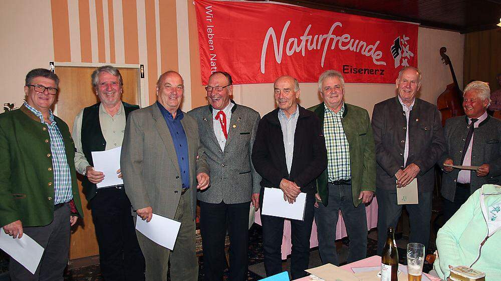 Naturfreunde Eisenerz wählten bei der jüngsten Versammlung neuen Vorstand