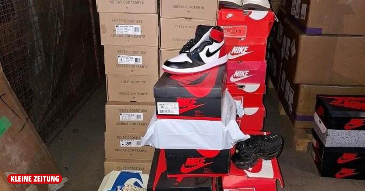 Nike & Co: 1048 Paar Turnschuhe aus Wohnung in Zagreb beschlagnahmt