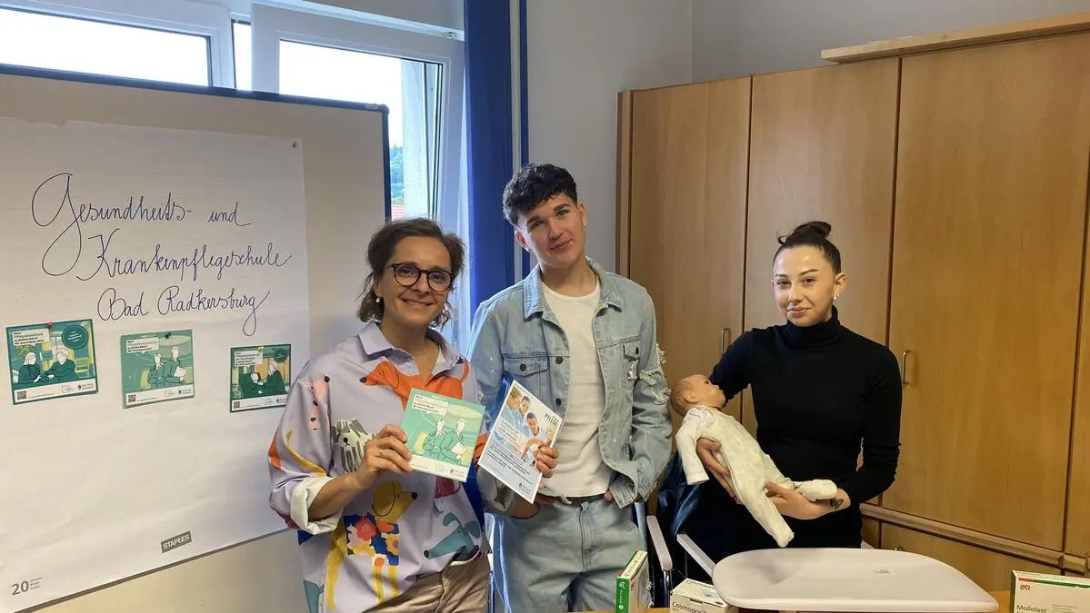 Neben der FH Joanneum und dem LKH-Verbund Oststeiermark informierten auch Fachschulen über Ausbildungsmöglichkeiten beim vergangenen „Tag der Pflege“ in Feldbach