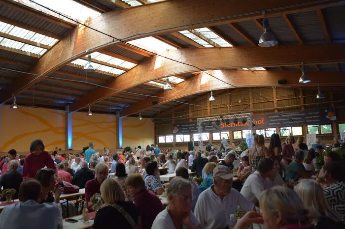 Im Anschluss an den Festakt gab es zum Ausklang ein Buffet für alle Gäste. Musik gab es von deiner Gruppe des Wimmer Gymnasiums und von den "Hallodries".
