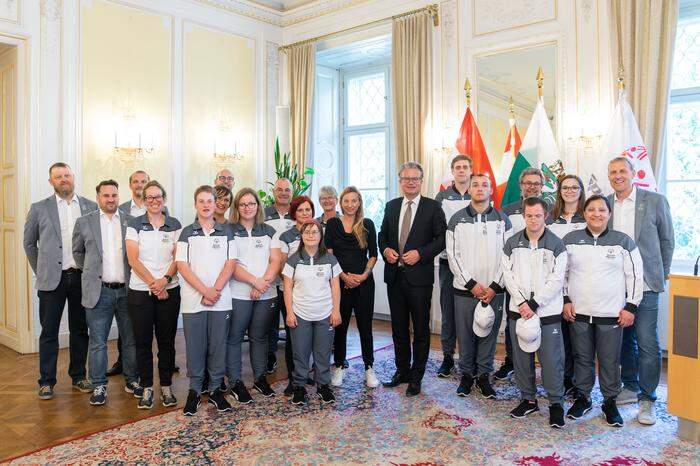 Vergangenen Freitag wurden die steirischen Olympioniken in der Grazer Burg feierlich verabschiedet