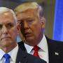 Donald Trump mit Vizepräsident Mike Pence