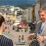 Günther Albel (SPÖ) vor dem Villacher Hauptplatz. Einem Sorgenkind und Lichtblick zugleich