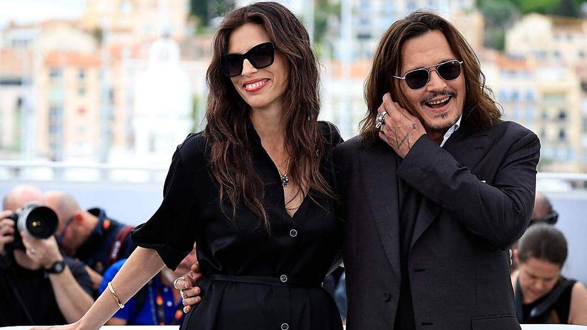 Maïwenn und ihr Star Johnny Depp in Cannes