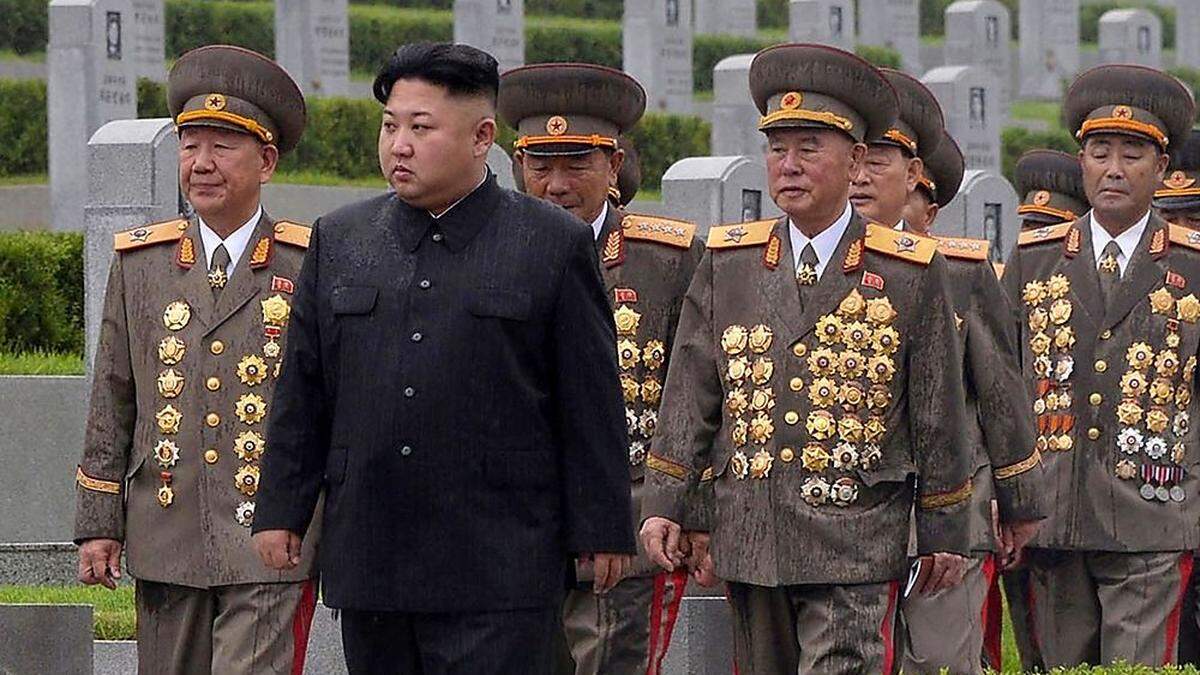 Ließ sich bisher von seinen Raketenplänen nicht abhalten: Nordkoreas Staatschef Kim Jong-Un