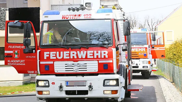 Die Feuerwehr löschte den Brand rasch
