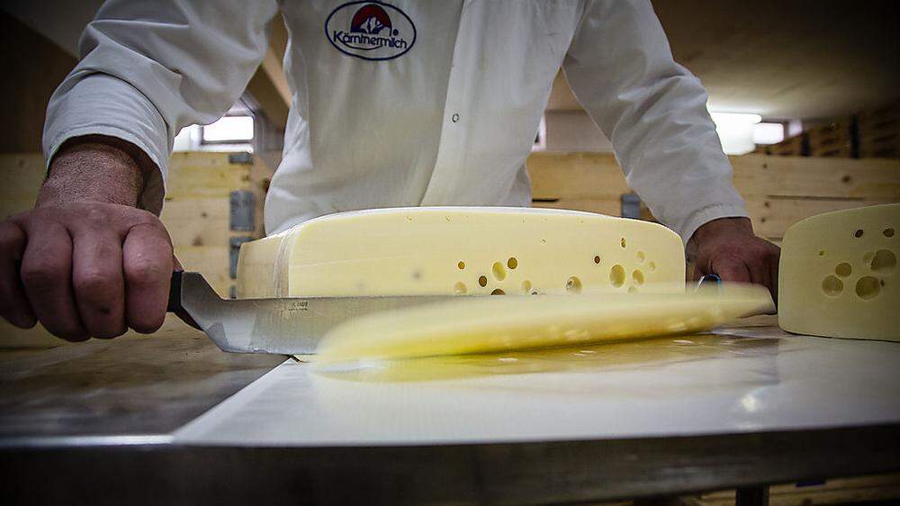 Der Drautaler Käse stammt zu 100 Prozent aus Kärnten. Verpackt wird zum Teil in Deutschland